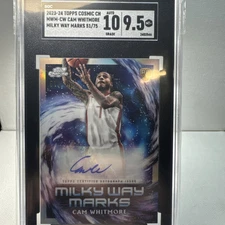 2023-24 Topps Cosmic Milky Way Marks Cam Whitmore Auto /75 SGC 9.5 Pop 1