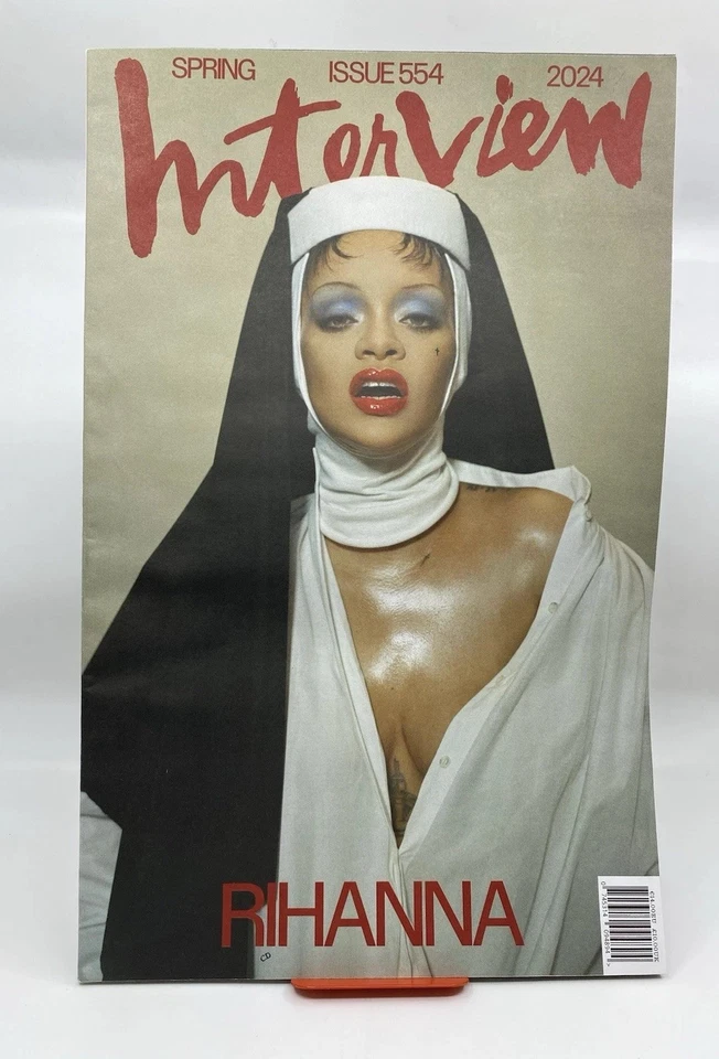 Interview Magazine Spring 2024 Issue 554 Rihanna Iconic Nun Cover NEW! - Image 2 of 4