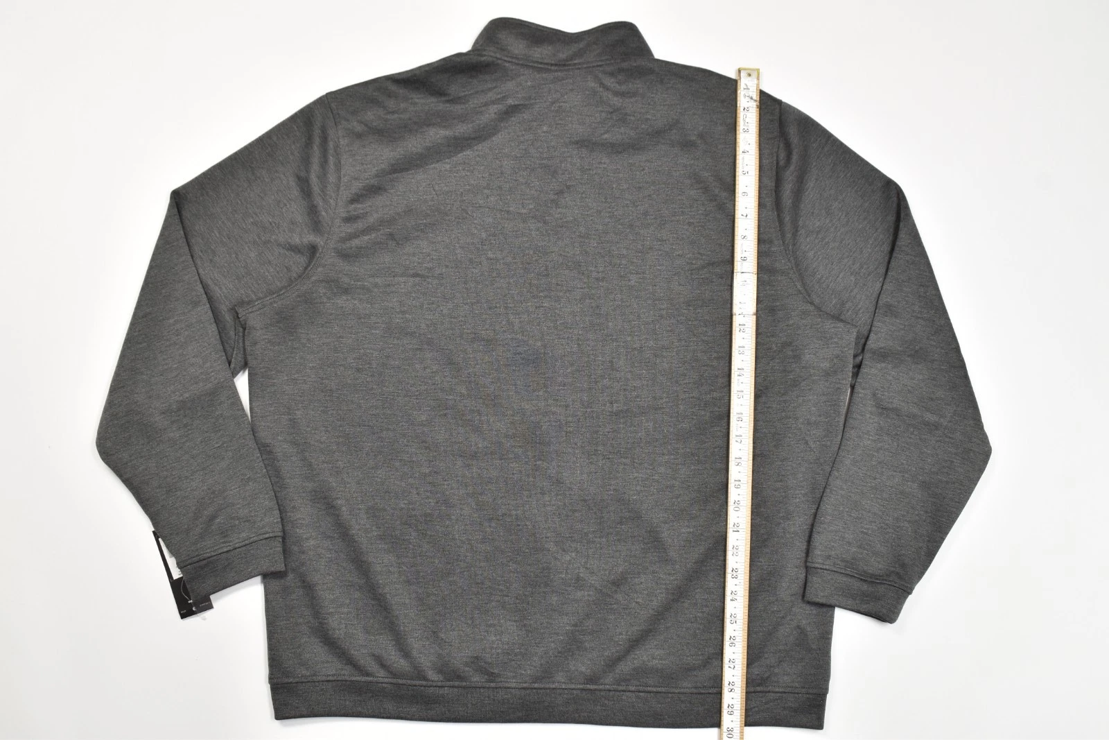 adidas Mens Elevated Full Zip Jacket Size 2XL Charcoal Heather Gray Black NWT image 5