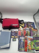 Leapfrog Quantum Pad W/ Carrying Case, Books, Cartridges TESTED WORKS