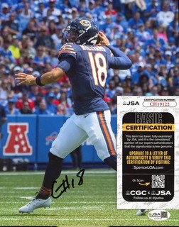 Caleb Williams Signed 8x10 Chicago Bears Photo AUTO JSA COA