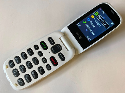 Doro PhoneEasy 632 entsperrt Klapphandy große Tasten Senioren - kleiner Riss