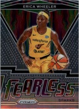 2021 Panini Prizm WNBA Fearless #9 Erica Wheeler - BSK