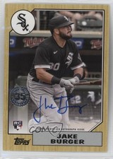 2022 Topps Series 1 1987 Topps Baseball Auto Jake Burger #87BA-JBU Auto 1i3k