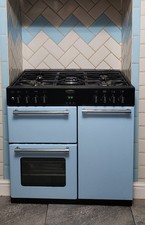 Belling Kensington Duel Fuel Range Cooker Custom Sprayed BLUE