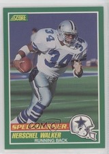 1989 Score Speedburner Herschel Walker #317 07i7