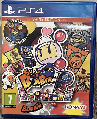 Super Bomberman R Shiny Edition PS4 Sehr Guter Zustand Schneller UK Versand