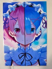 Anime Waifu Glossy Photo Art Print 6x4 - Rem & Ram