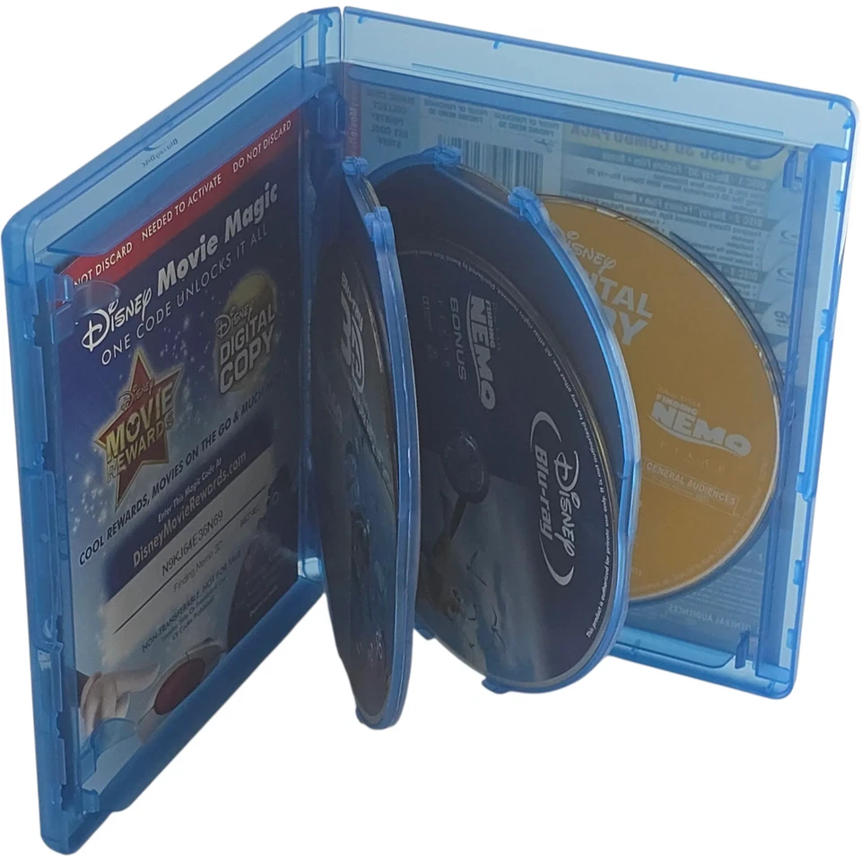 Finding Nemo 5 Discs Collector's Disney Blu-ray 3D + 2D + DVD Zone 1 Kanada - Bild 3 von 4