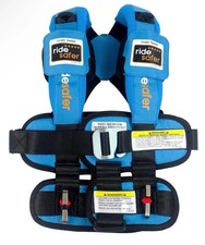 NEW RideSafer Travel Vest Car Seat Blue Extra Small XS Ride Safer w Backpack NWT
