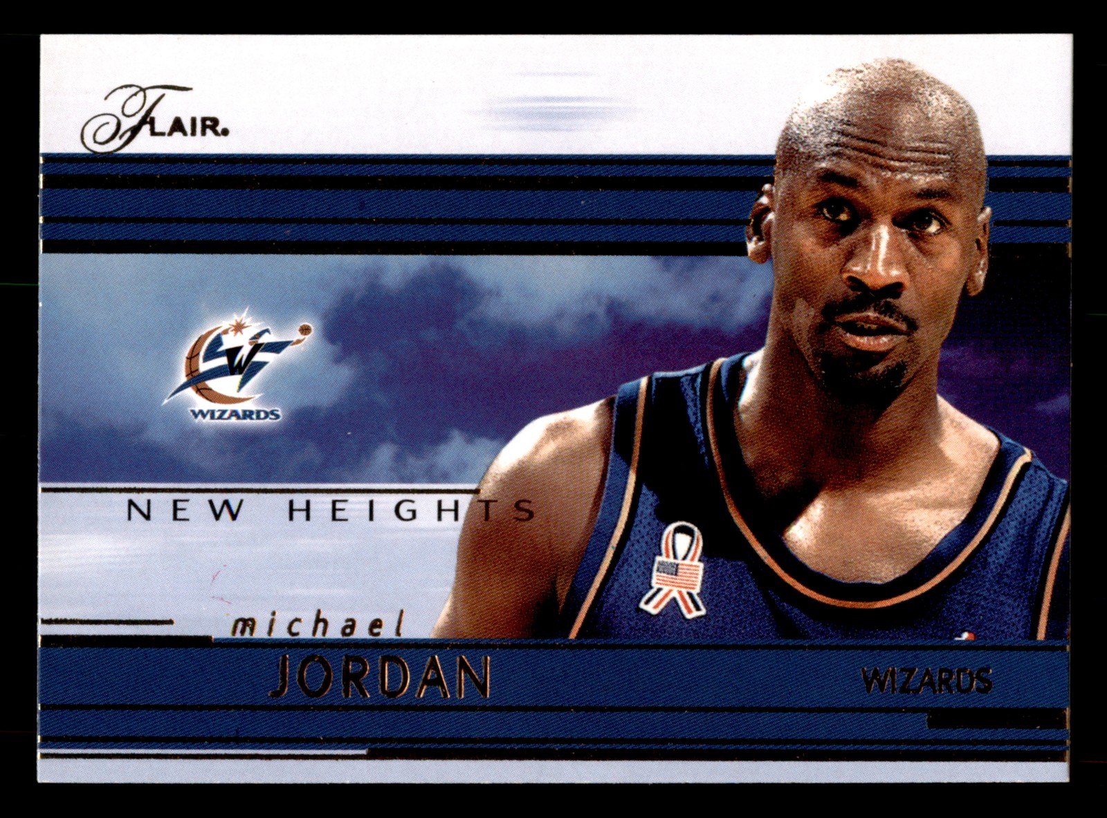 2002-03 Flair #11 NH Michael Jordan New Heights