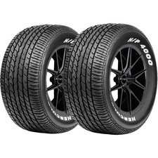Qty 2 P23560r14 Hercules Hp 4000 96t Sl White Letter Tires Qty 2 P23560r14 Hercules Hp 4000 96t Sl White Letter Tires