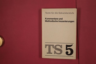 354075 Klaus Gerth KOMMENTARE UND METHODISCHE INSZENIERUNGEN Hermann Schroedel
