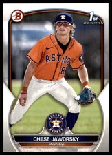 Chase Jaworsky 2023 Bowman Draft #BD-45 Astros MLB READ FREE SHIP AutographDen