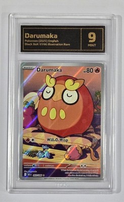 Pokemon Slab: Darumaka - 097/086 - BLK - Graded TCG Mint 9