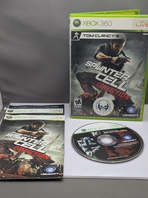 Tom Clancy's Splinter Cell: Conviction (Microsoft Xbox 360, 2010) CiB Dmg Sleeve