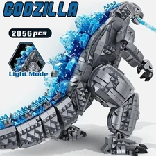 MOC Godzilla Building Blocks Set 2056 Pcs Ideas Dinosaur Monster Bricks Toy