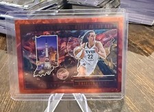 2025 Panini Caitlin Clark Chronicles Red Cracked Ice #88 State Of The Art