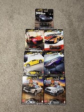 Hot wheels premium lot of 7, fast furious timeless icons boulevard eurospeed