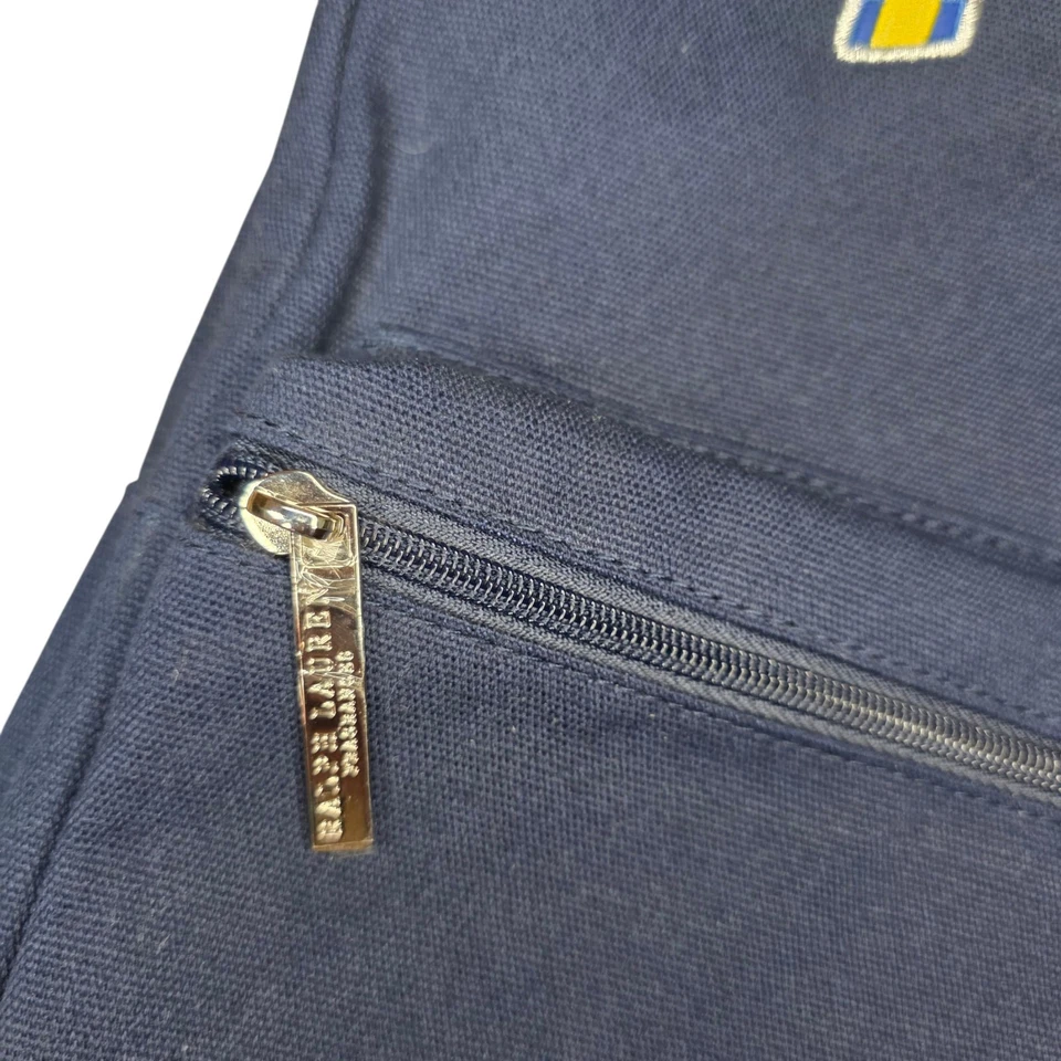 New RALPH LAUREN Fragrances The Polo Zip Travel Backpack Book Bag Pony Navy NWT - Image 4 of 4