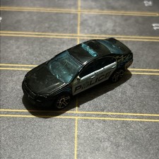 Hot Wheels 2007 Ford Fusion Police Patrol Black Flame 1:64 Diecast Loose