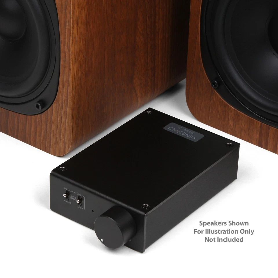 OriGain Compact Stereo Integrated Amplifier and DAC, 50W x 2, 96kHz/24-Bit, U... - Image 3 of 4