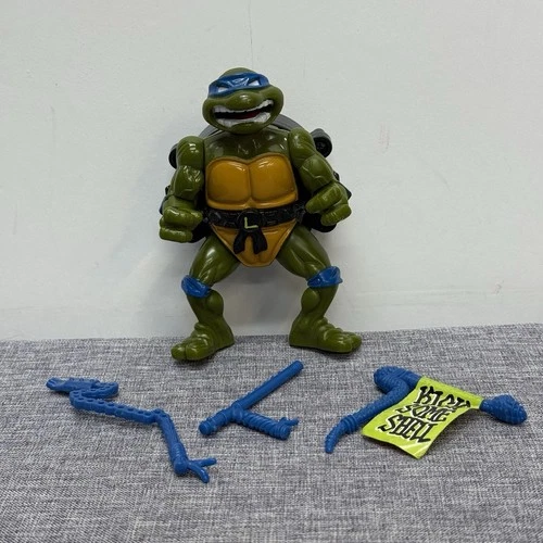 VTG 1991 Talkin' Leonardo Teenage Mutant Ninja Turtle TMNT Figure Incomplete
