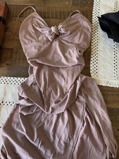 Women's Pink Mini Dress with Adjustable Straps