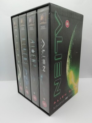 ALIEN SAGA BOX SET - 0540S - 18 1997 (PAL VHS) 20th Century Fox EXCELLENT