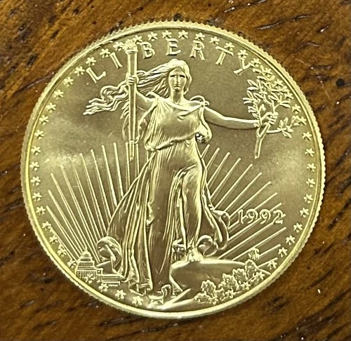 Rare 1992 $50 1oz American Gold Eagle Brilliant Uncirculated 1 ounce Low mintage