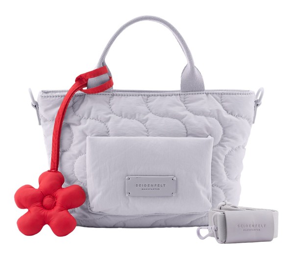 Seidenfelt Manufaktur Vaala Mini Tote Handtasche Tasche Lilac Flieder Rot Neu-image