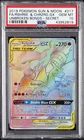 2019 POKEMON SUN & MOON UNBROKEN BONDS FULL ART/RESHIRAM & CHARIZARD GX PSA 10