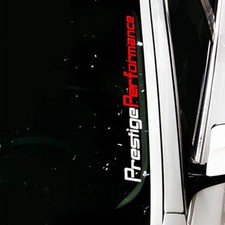 2PC Prestige Performance English Car Sticker Windshield Reflective Car Sticker