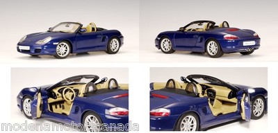 PORSCHE 986 BOXSTER S by AUTOART 1:18 SCALE #77881 LAPIS