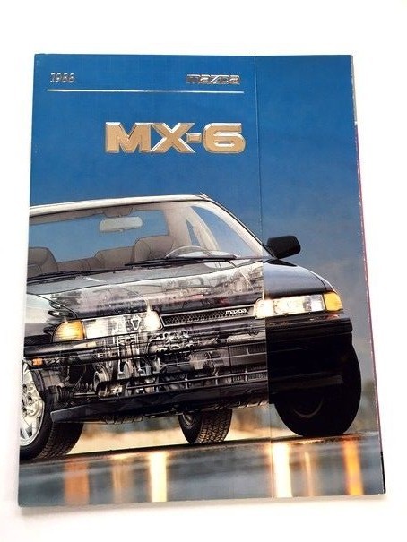 1988 Mazda Mx-6 Mx6 and GT Coupe 18-page Original Car Sales
