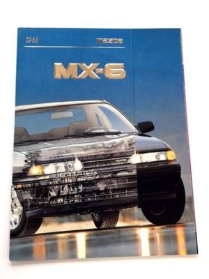 1988 Mazda Mx-6 Mx6 and GT Coupe 18-page Original Car Sales