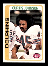 1978 Topps #342 Curtis Johnson - Crease Free