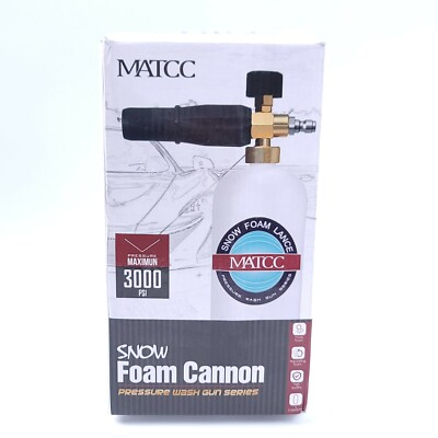 #ad Foam Cannon Wash Gun Kit Pressure Washer Auto Detailing 3000 Psi Maximum $9.30