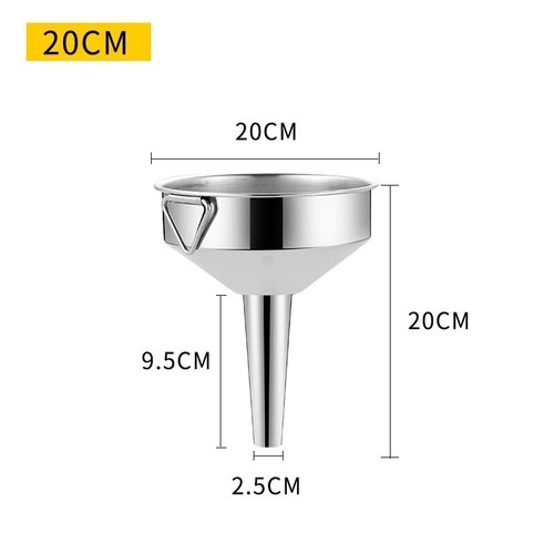 Variety Size Durable Funnel Stainless Steel Pouring Funnels Kitchen Petrol Fuel - Picture 14 of 27