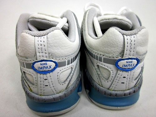 NIKE, IMPAX RUN 2 + LEA, WHITE/ SILVER, 312075-141 TODDLER'S US SIZE 6.5 - Picture 3 of 8