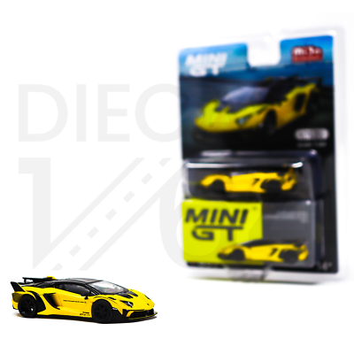 Mini GT Lamborghini LB-Silhouette WORKS Aventador GT EVO - Yellow