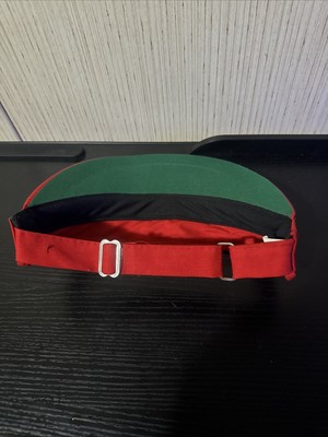 Vintage Apple Visor Hat Cap Strap Back 90s Cali-Fame Made USA 