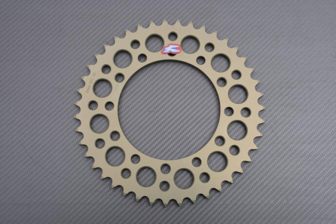 Couronne Renthal Ultra Light 38 dents 525 pour moto Kawasaki ZXR 750 de 1989