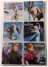 25 Frozen Movie Stickers, 2.5"x2.5" each, Party Favors