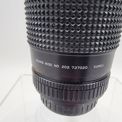 Sears Camera Lens With Macro Model 202. 737020. F= 80 - 200mm