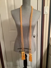 Graduation Honor Cord 63” Graduation Double Cord Tassel Graduation Rope Gold
