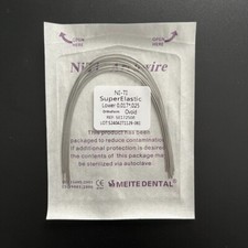 Fils d'arche rectangulaires orthodontiques dentaires super élastiques NITI forme ovoïde