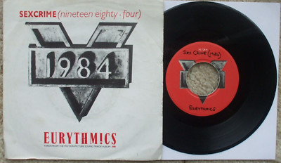 Eurythmics - Sexcrime ( Nineteen Eighty Four) - EX- Jukebox ready 45 + PS