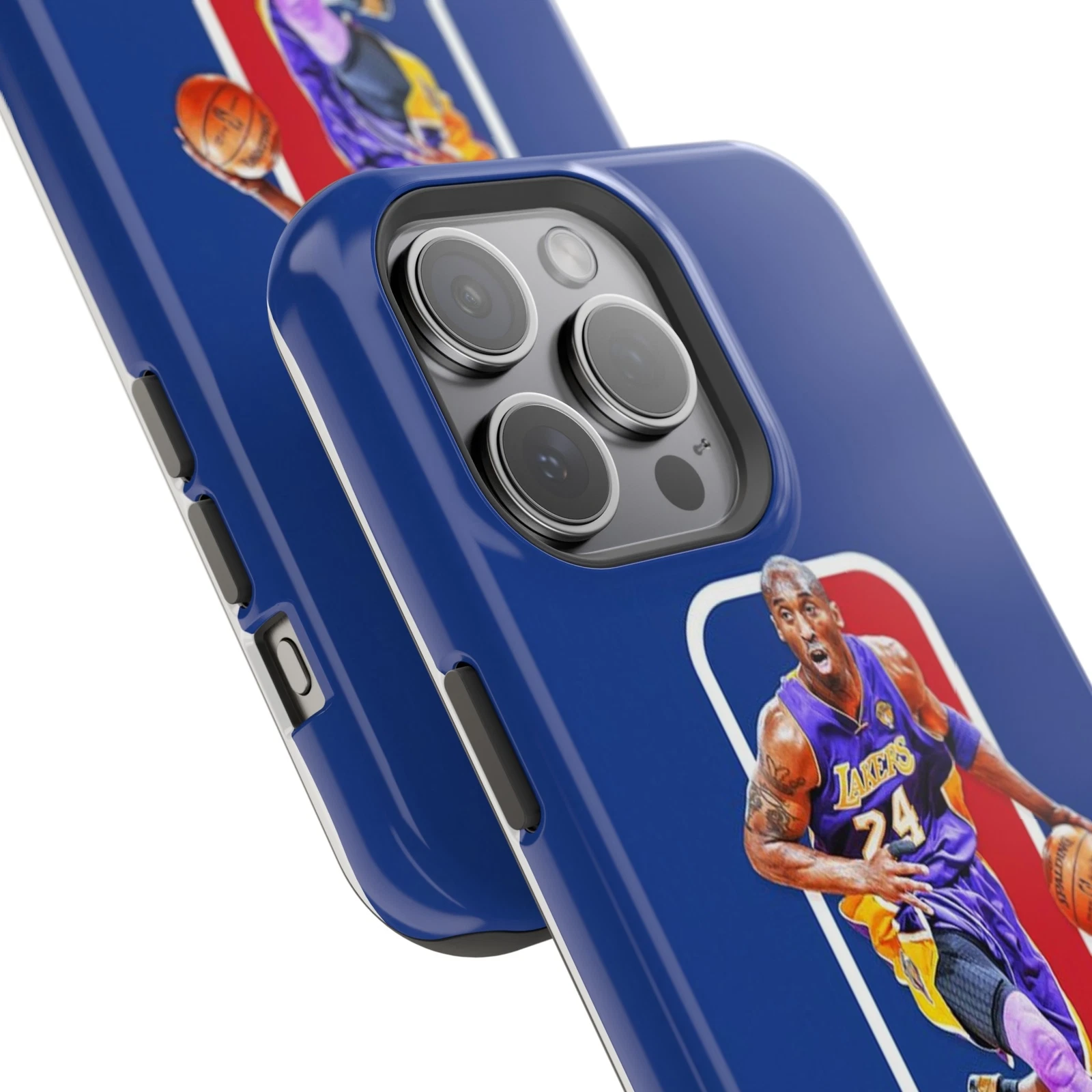 Kobe Bryant NBA Logo, Black Mamba Phone Case