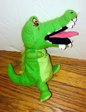 Disney Parks Crocodile Peter Pan Bean Bag Stuffed Plush Vintage Doll